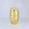 Gilded Smooth Oval Shape Glass Vase Ideal Use for Weddings Receptions or Home Decor